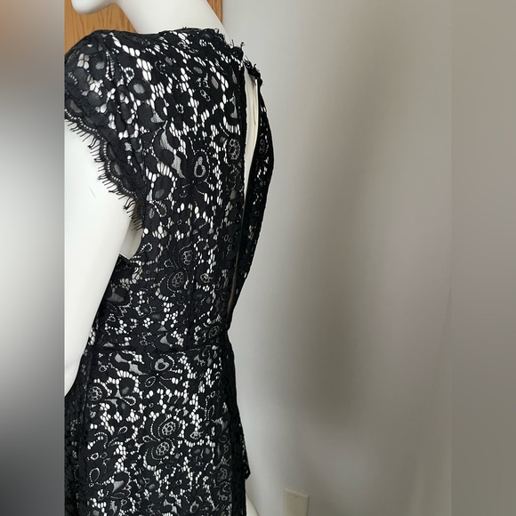 H&M Black Lace Mini Dress - Picture 2 of 4